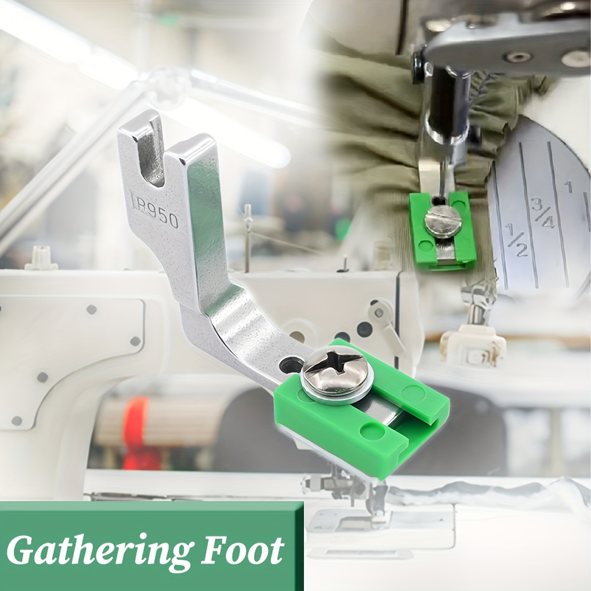 P950 Adjustable Ruffling Press - Rolled Hem Foot incelemesi ve fiyatı