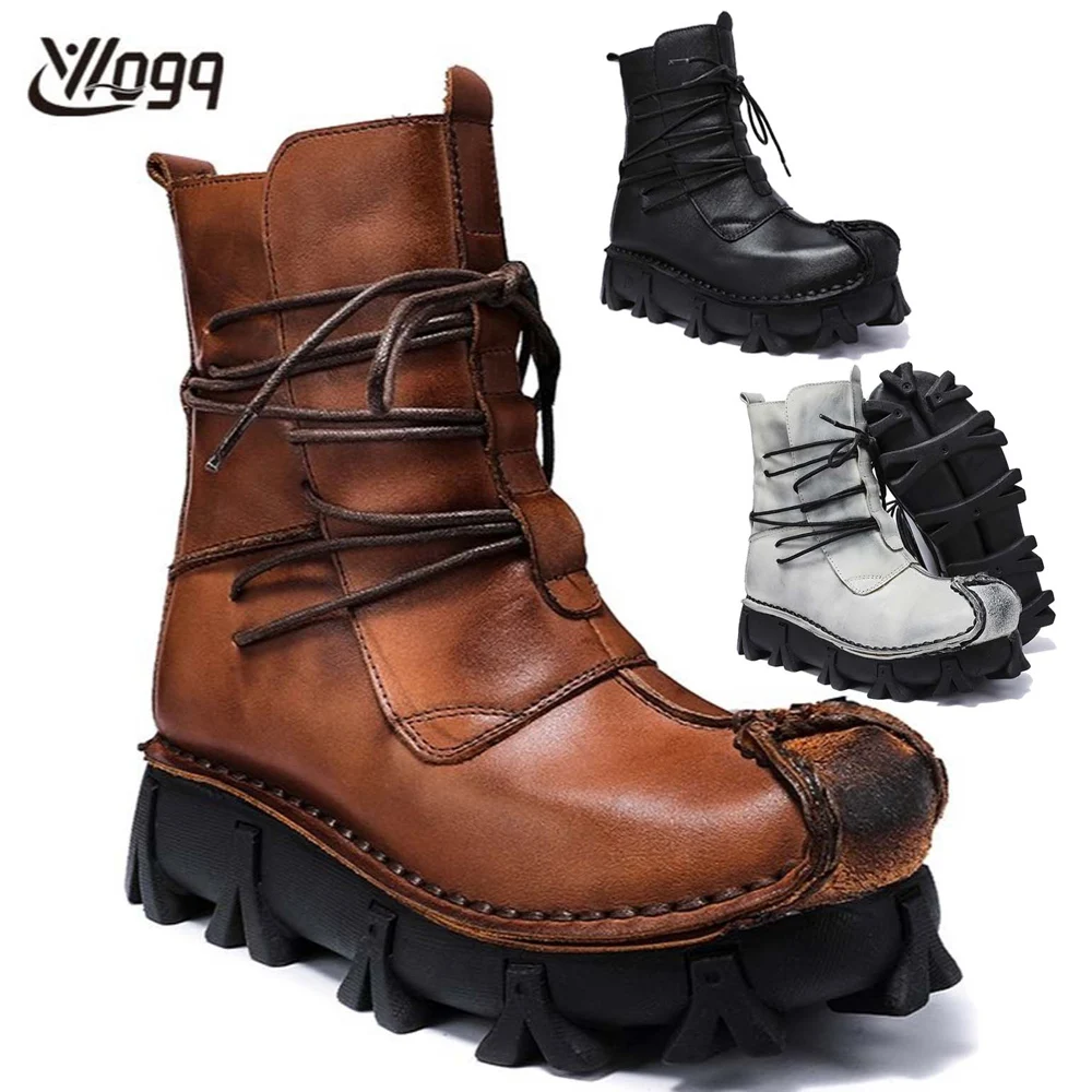Men's Genuine Leather Skull Bo - Sewing Latex incelemesi ve fiyatı